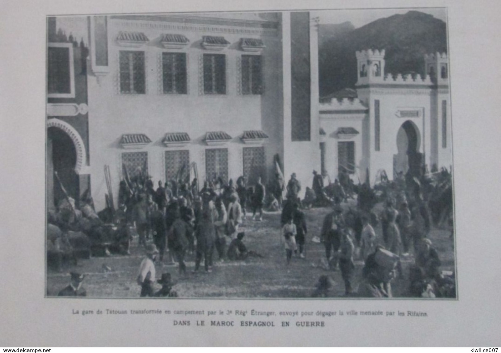 1924 Maroc Tetouan  La Gare De TETOUAN Maroc Espagnol - Non Classés
