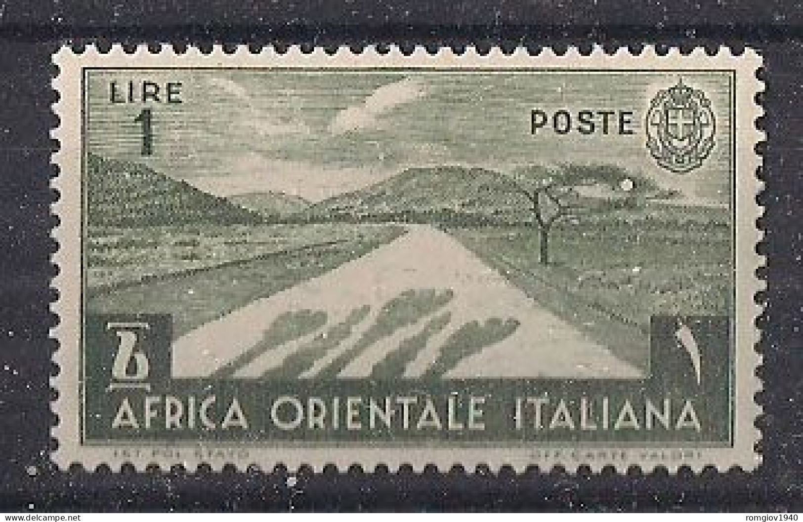 COLONIA ITALIANA  A.O.I. 1938 SOGGETTI VARI SASS. 12  MNH XF - Italian Eastern Africa