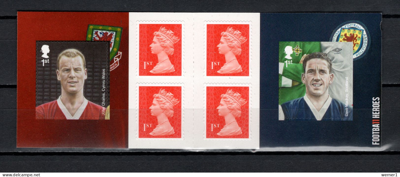 UK England, Great Britain 2014 Football Soccer Players, 150 Year Of Organized Football Sport Stamp Booklet MNH - Ungebraucht