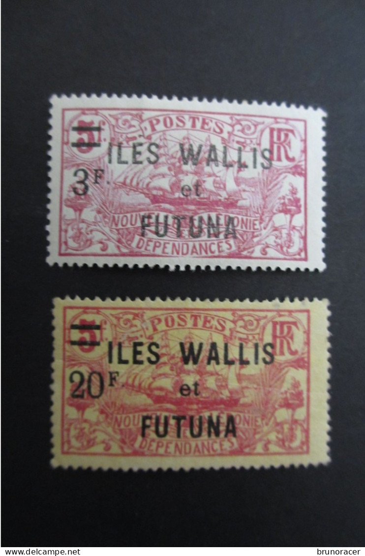 WALLIS & FUTUNA N°37/39 NEUF* TB  COTE 65 EUROS VOIR SCANS - Unused Stamps