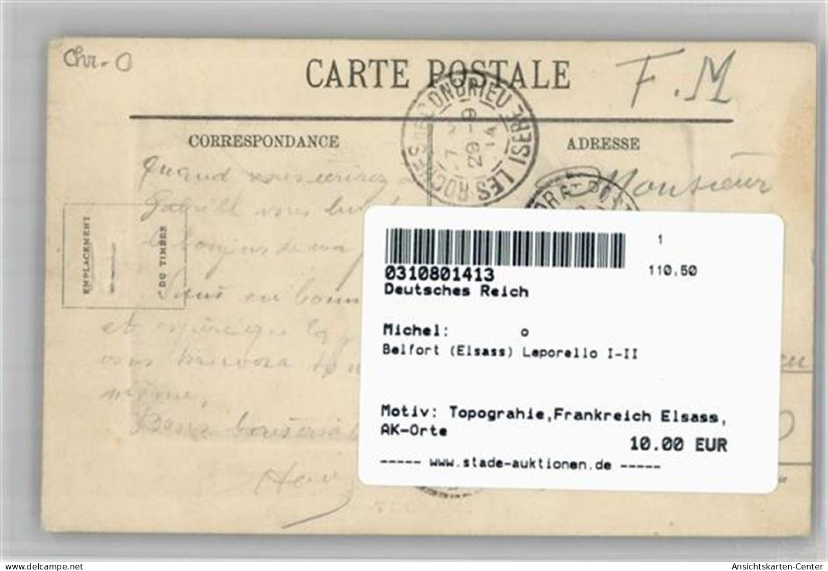 55094705 - Belfort - Altri & Non Classificati