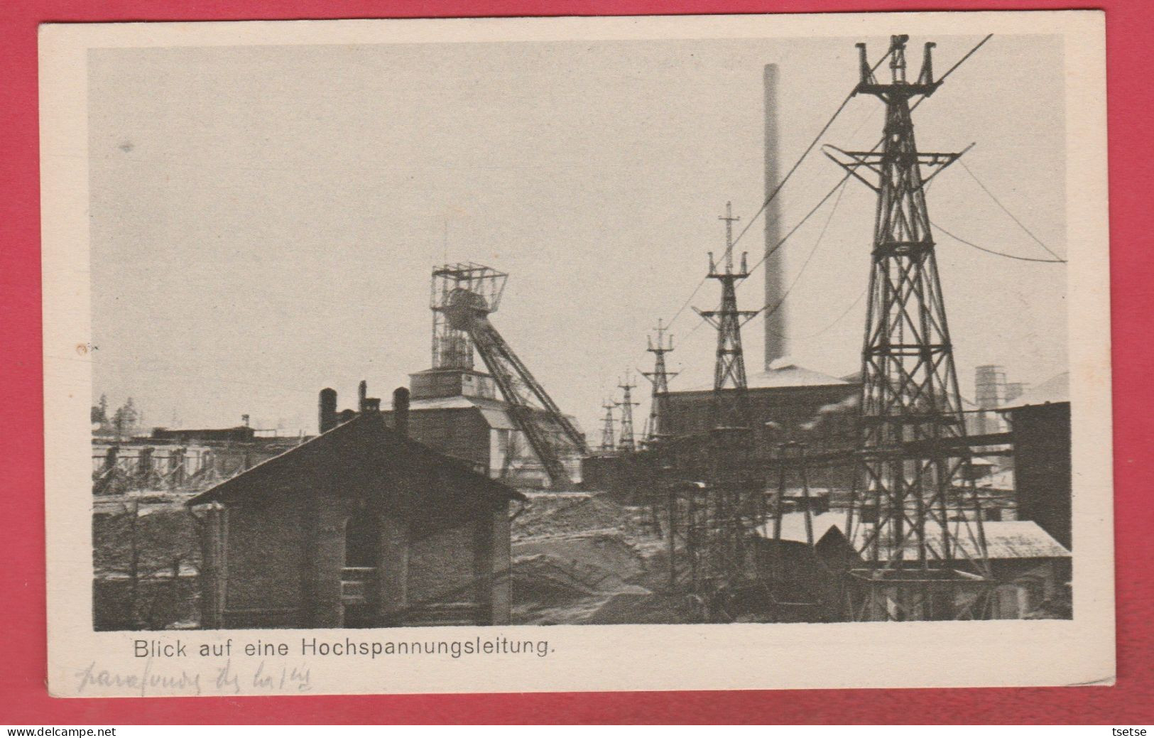 Dolny Slask / Walbrzych - Szyb / Górnictwo -Die Grube - Blick Auf Eine Hochspannungsleitung ( Verso Zien ) - Poland