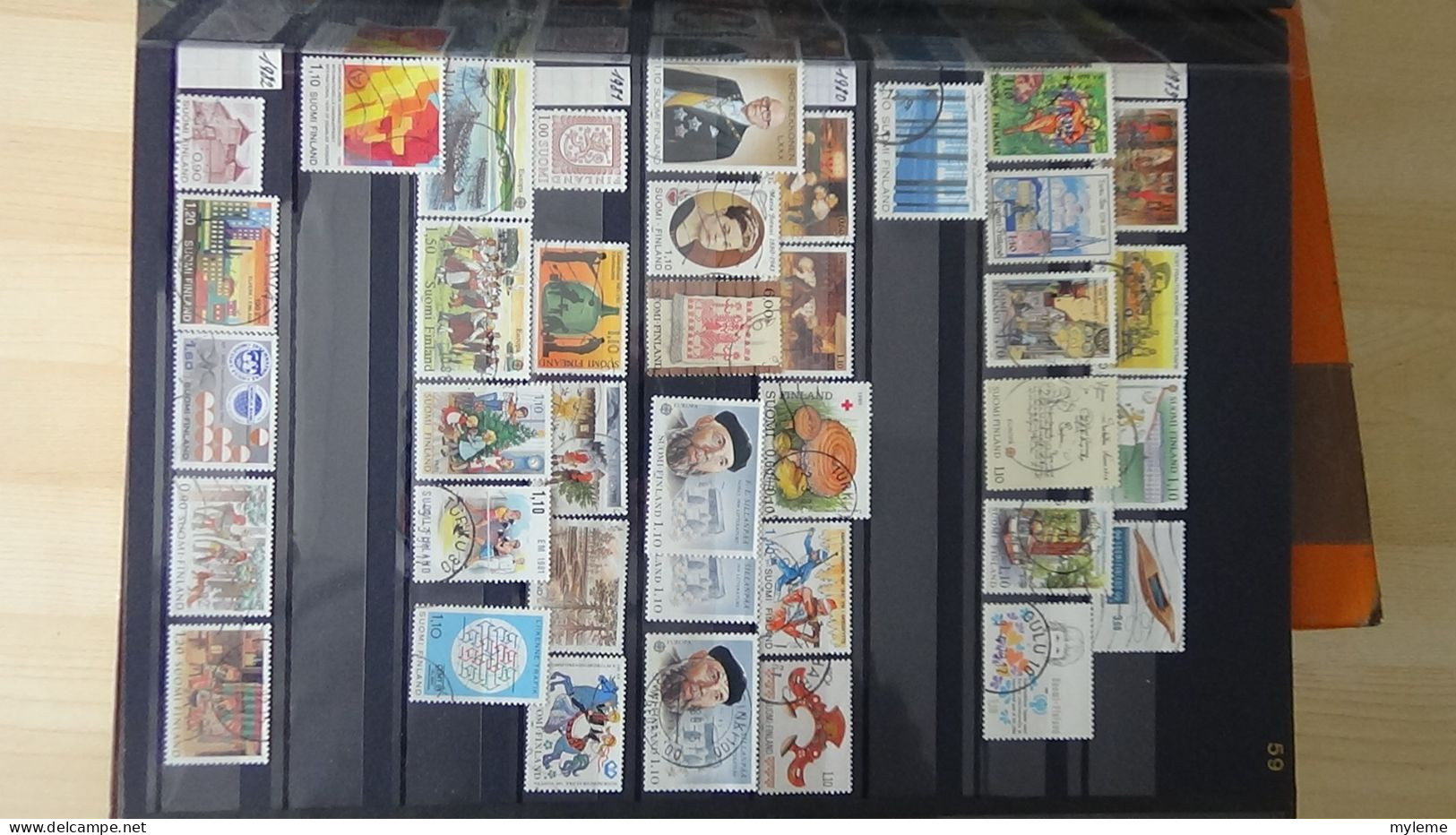 BF43 Bel ensemble de timbres de divers pays dont bloc N° 3 ** signé (1 adhérence en haut) voir scan. Cote 800 euros