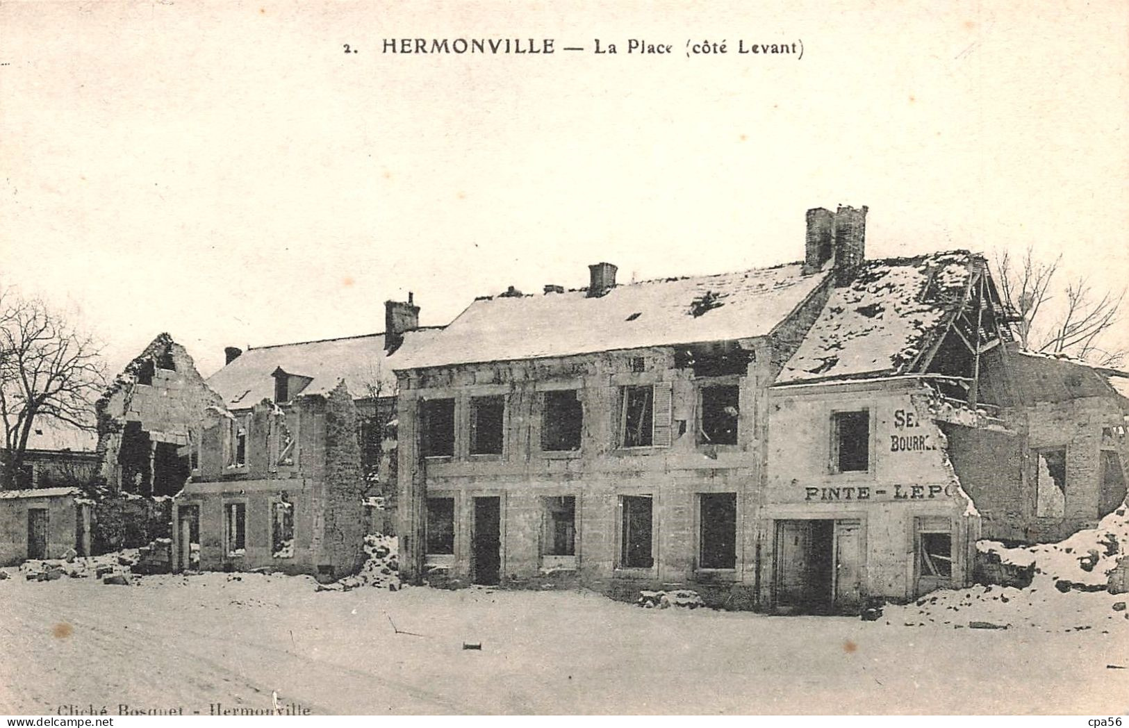 HERMONVILLE - La Place - Côté Levant - VENTE DIRECTE X - Autres & Non Classés