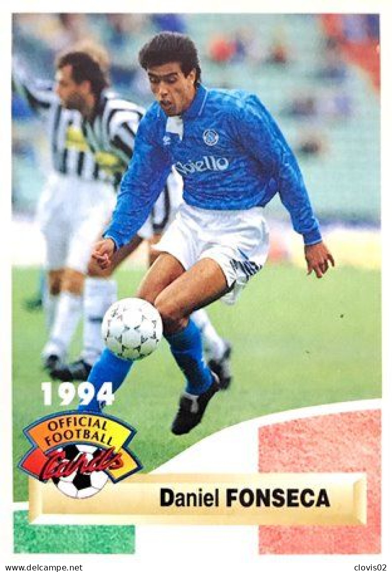 275 Daniel Fonseca - SSC Napoli - Panini Official Football Cards 1994 - Tarjetas