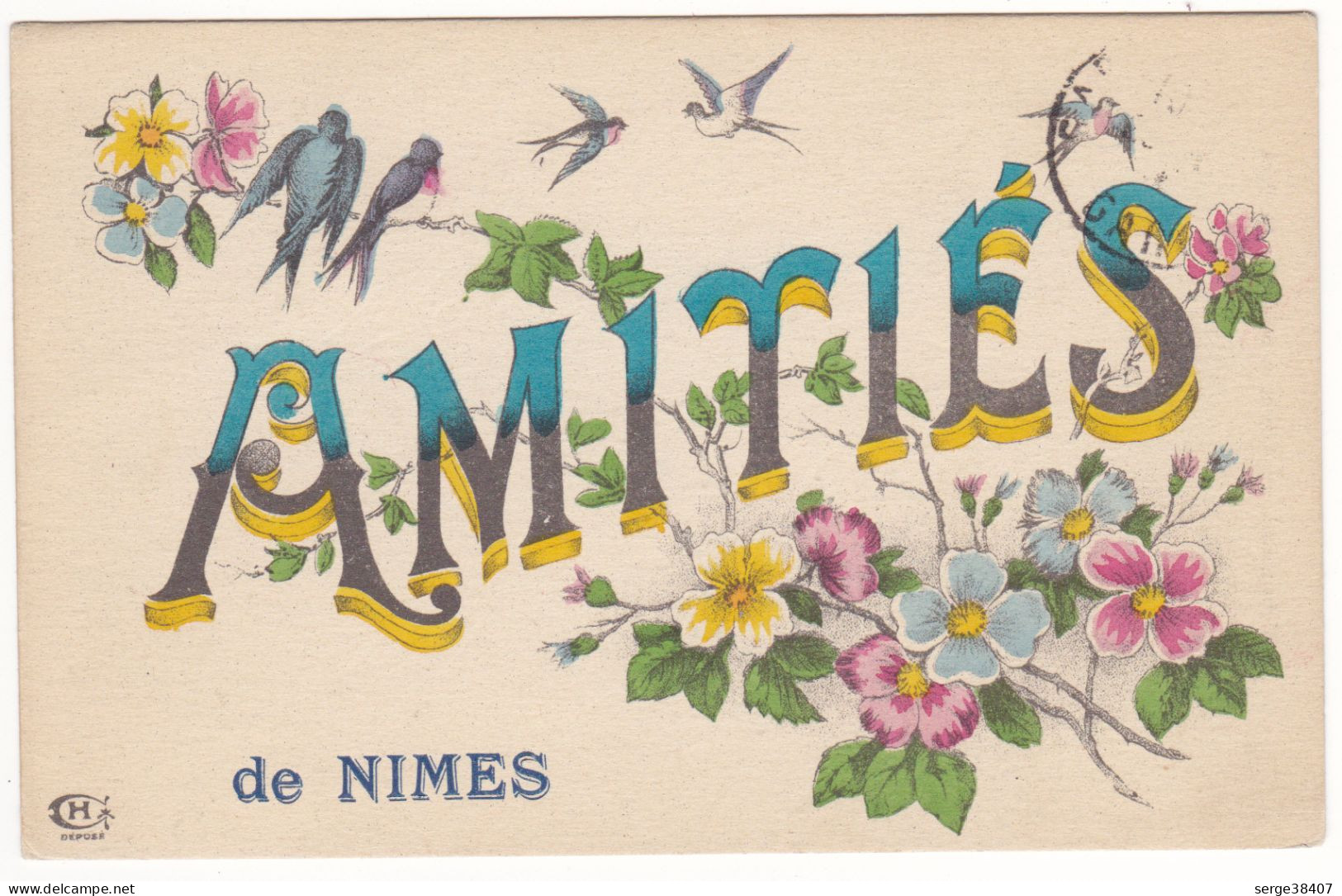 Amitiés De NIMES - 1915 # 2-13/8 - Nîmes