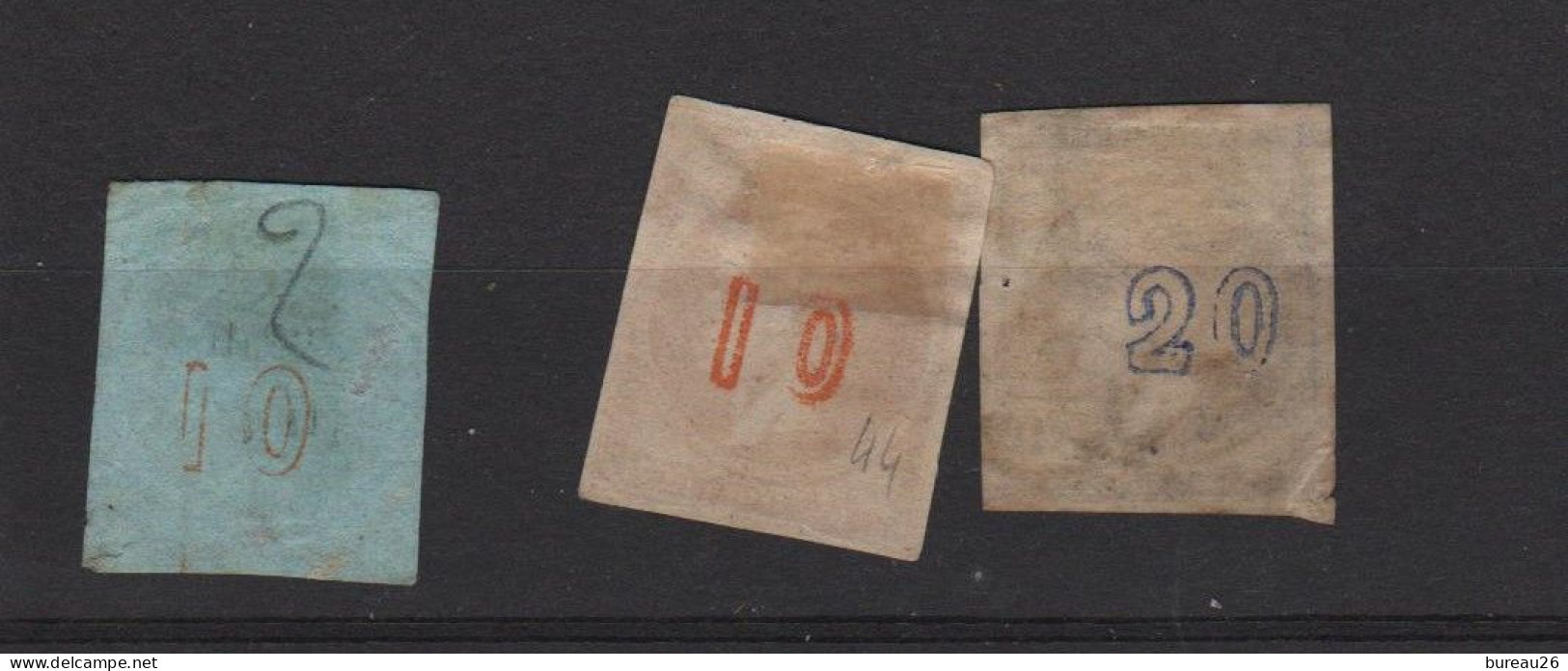 GRECE Lot Avec Chiffres - Used Stamps