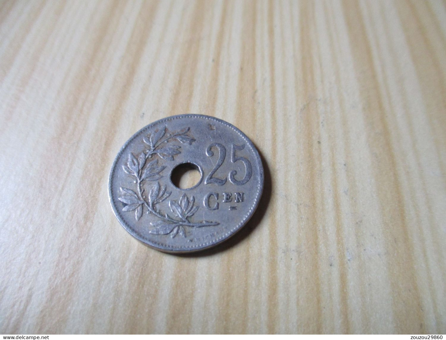Belgique - 25 Centimes Albert Ier 1927 En Néerlandais.N°451. - 25 Cent