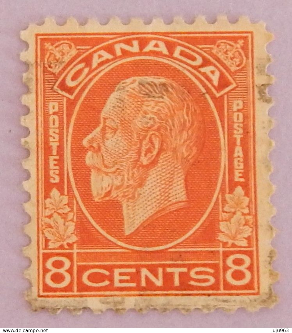 CANADA YT 166 OBLITÉRÉ "GEORGE V" ANNÉES 1932/1933 - Oblitérés