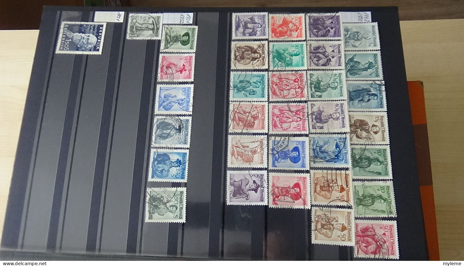 BF44 Bel ensemble de timbres de divers pays dont PA 15 * signé  voir scan. Cote 800 euros