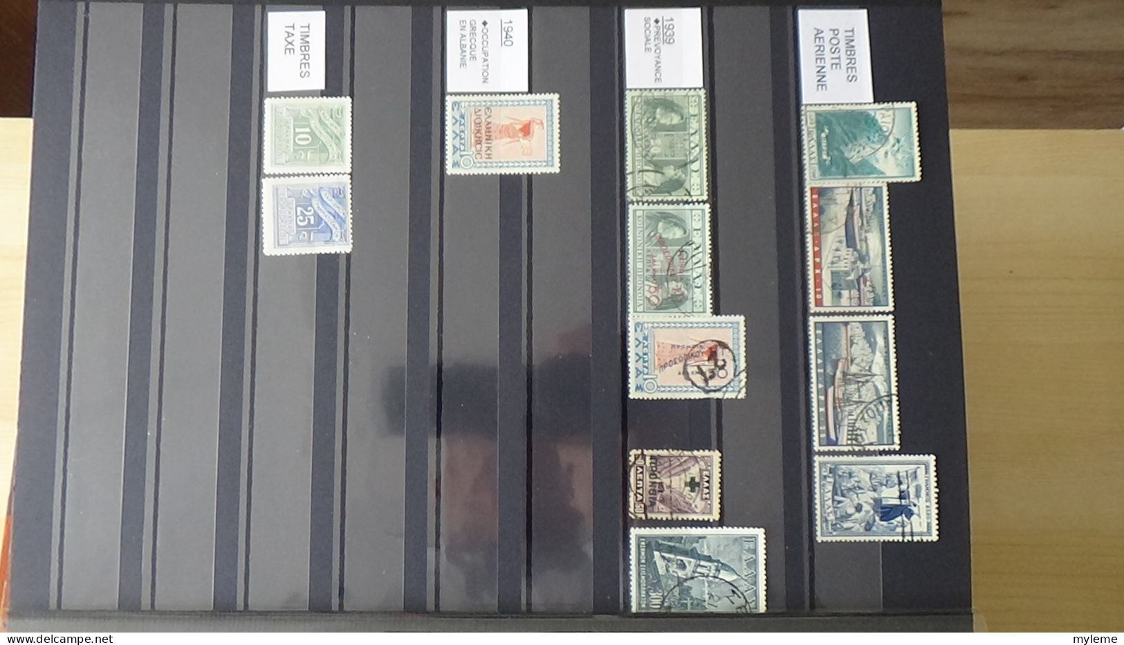 BF44 Bel ensemble de timbres de divers pays dont PA 15 * signé  voir scan. Cote 800 euros