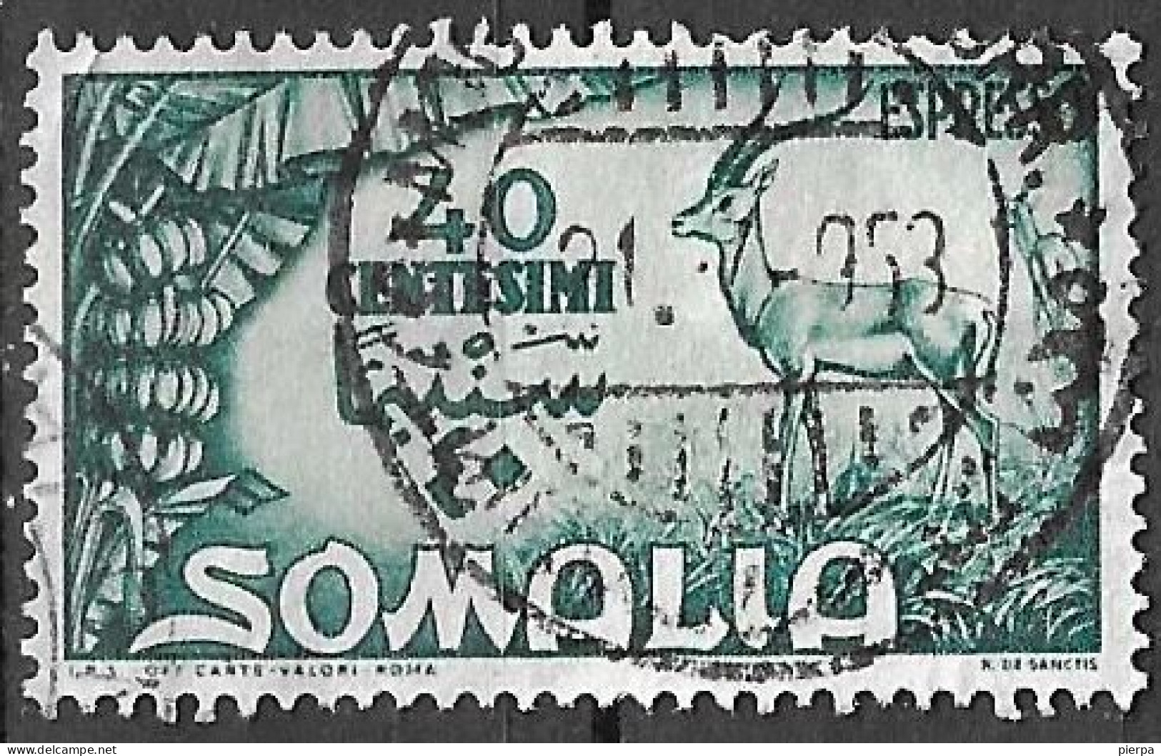 SOMALIA  - 1950 - ESPRESSO - C. 40 - USATO (YVERT EX 9 - MICHEL 266 - SS E 1) - Somalia (AFIS)