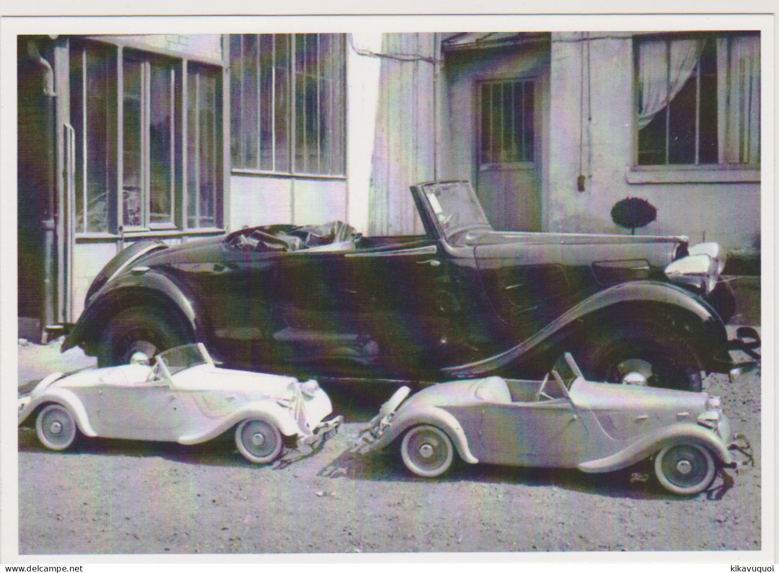 JOUETS CITROEN - CITROEN TRACTION VOITURE A PEDALES + TRACTION CABRIOLET 1938 - CARTE POSTALE 10X15 CM NEUF - Other & Unclassified