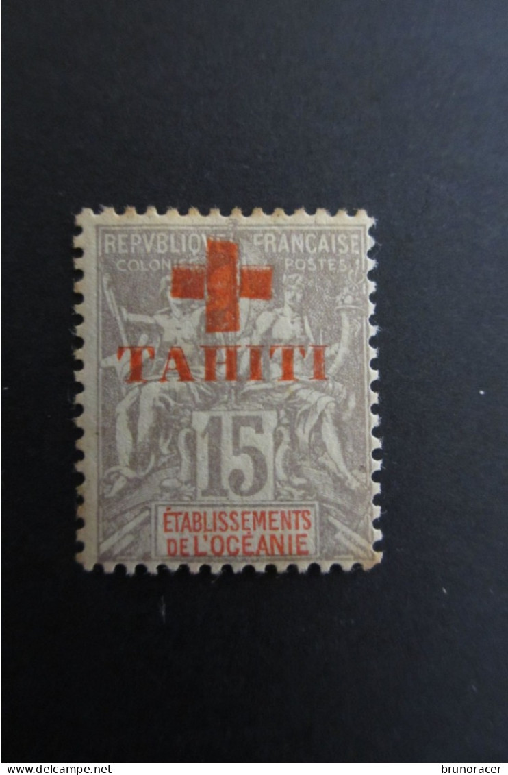 COLONIE TAHITI N°35 NEUF* ROUILLE COTE 45 EUROS VOIR SCANS - Tahití