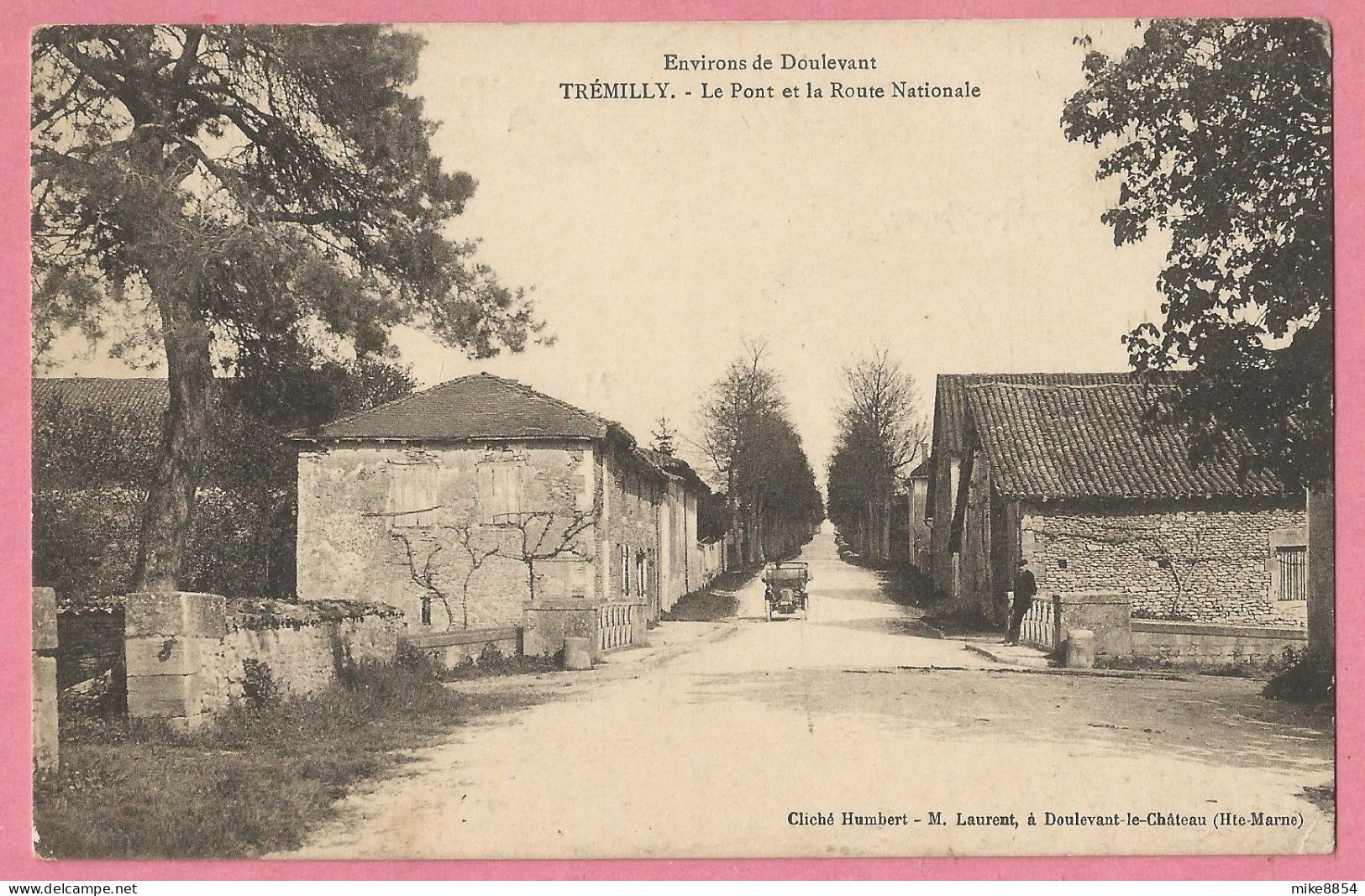 SAS1654  CPA  Environs De Doulevant  TREMILLY    (Haute-Marne)  Le Pont Et La Route Nationale   ++++++ - Sonstige & Ohne Zuordnung