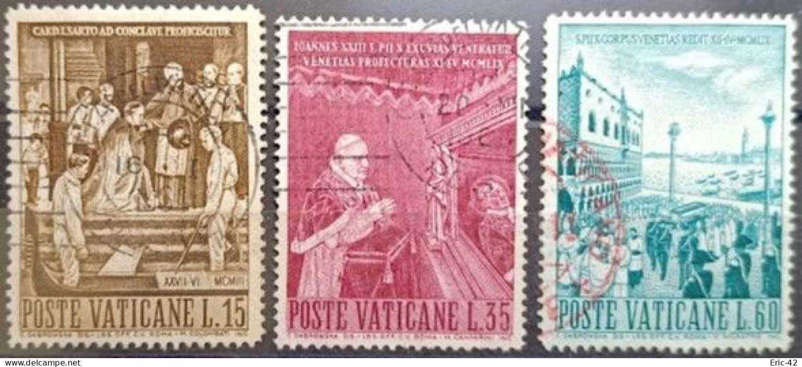 VATICAN. Y&T N°299/301 (issu D'une Collection). USED. - Used Stamps