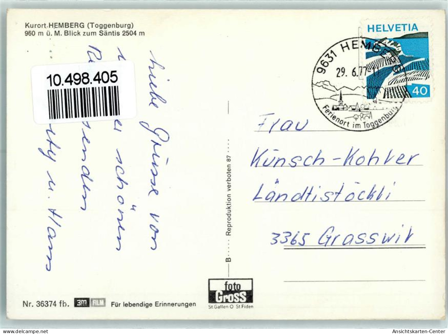 10498405 - Hemberg - Sonstige & Ohne Zuordnung
