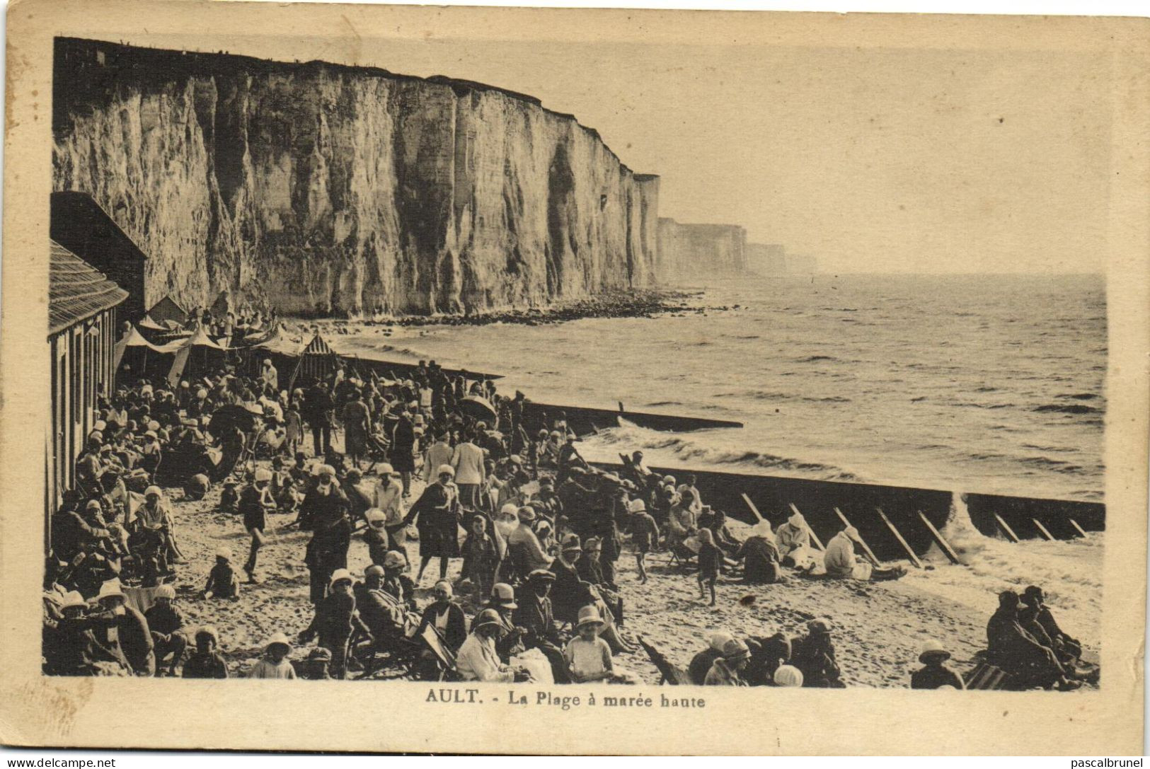 AULT - LA PLAGE A MAREE BASSE - Ault