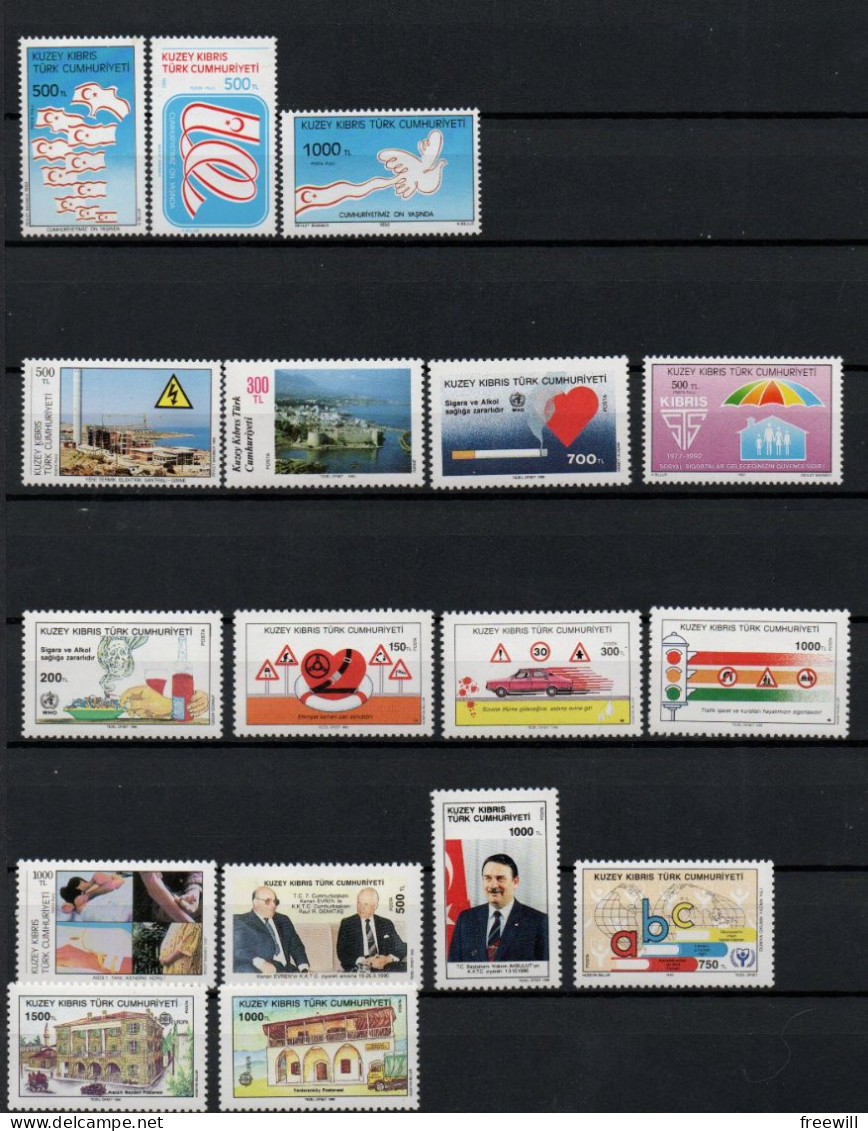 Chypre Turque -Turkish Cyprus  Timbres Divers - Various Stamps -Verschillende Postzegels XXX - Unused Stamps