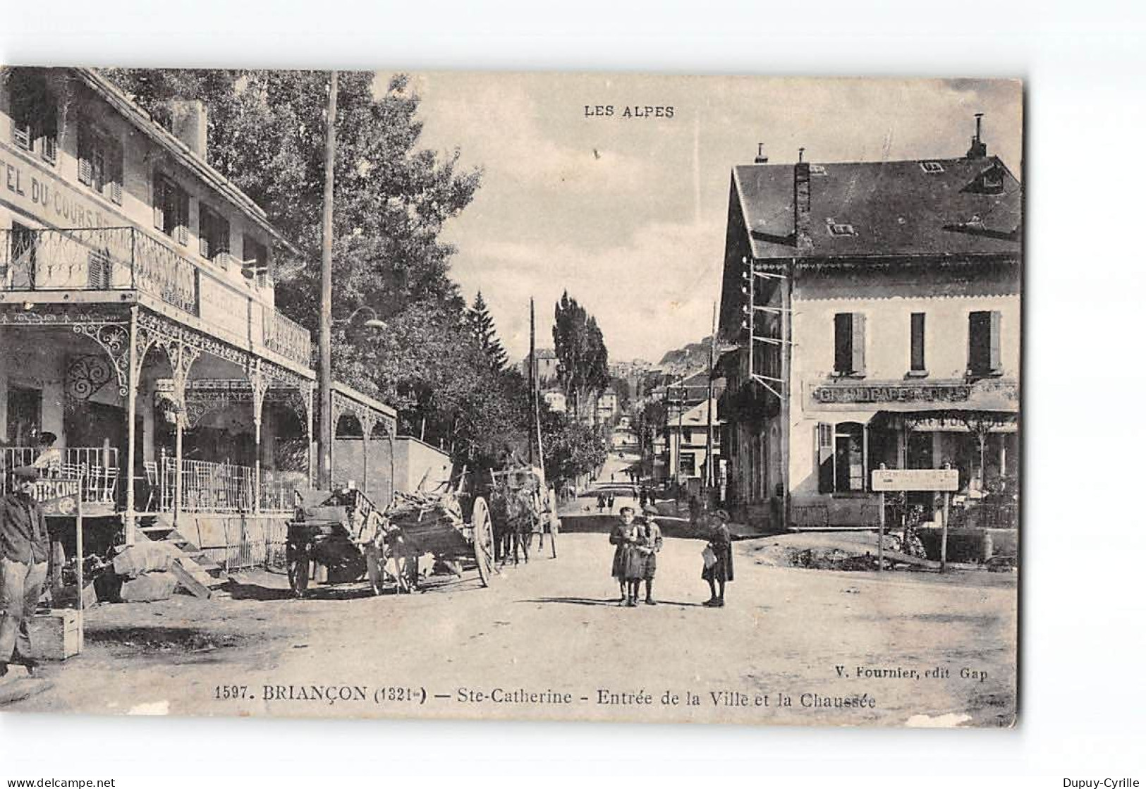 BRIANCON - Sainte Catherine - Entrée De La Ville Et La Chaussée - état - Briancon