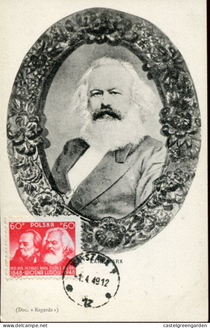 X0247 Poland, Maximum 1949,  Karl Marx - Karl Marx