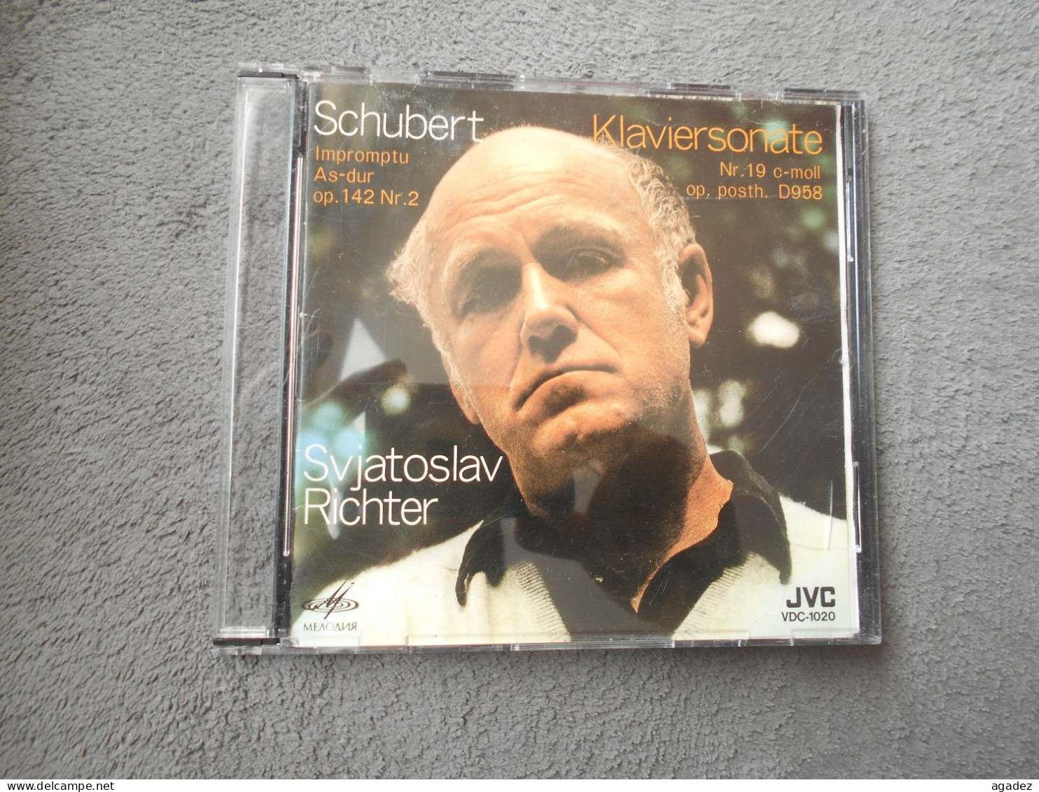 Cd Schubert  Klaviersonate Svjatoslav Richter - Klassik