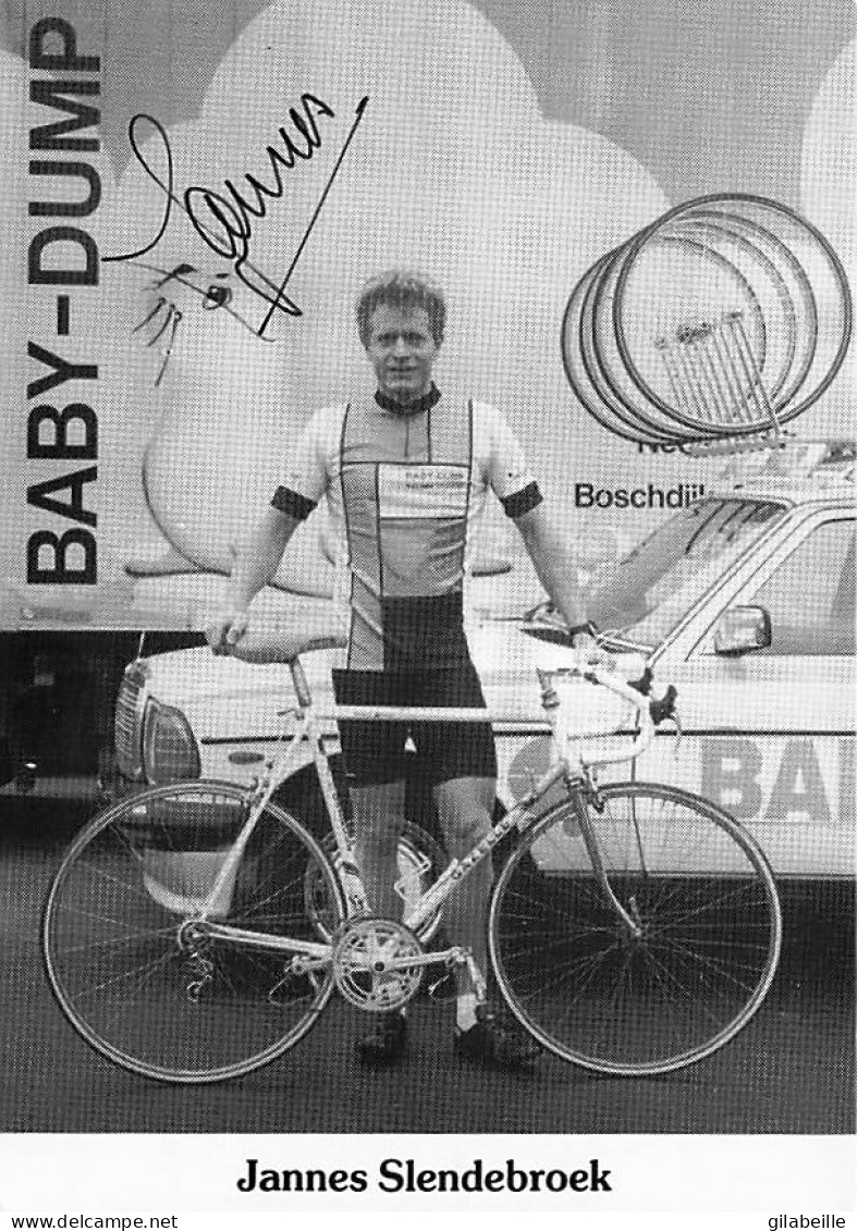 Vélo Coureur Cycliste Neerlandais Cees Rentmeester - Team Baby Dump - Cycling - Cyclisme - Ciclismo - Wielrennen - Signé - Wielrennen