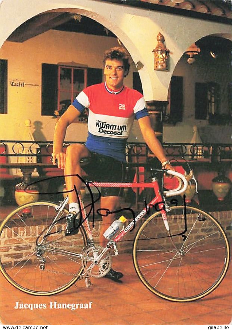Vélo Coureur Cycliste Neerlandais Jacques Hanegraaf - Team Kwantum - Cycling - Cyclisme - Ciclismo - Wielrennen - Signé - Radsport