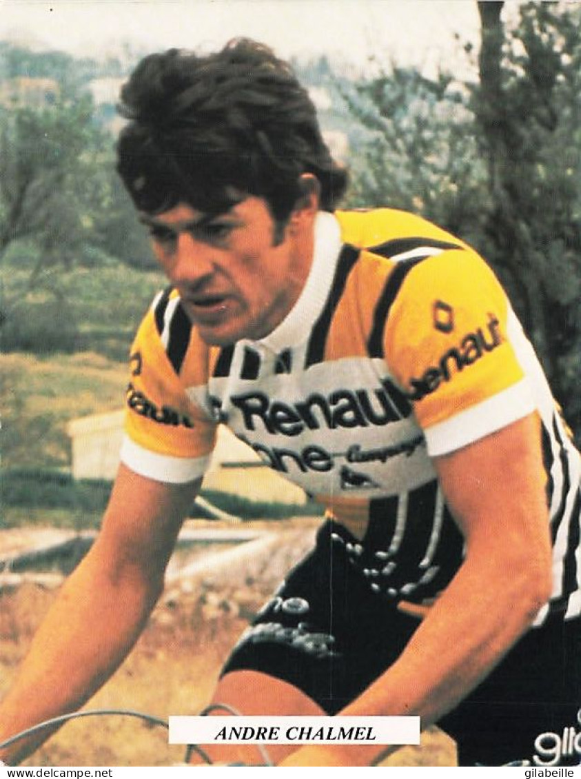 Vélo Coureur Cycliste Francais - André Chalmel - Team Renault Gitane - Cycling - Cyclisme - Ciclismo - Wielrennen  - Radsport