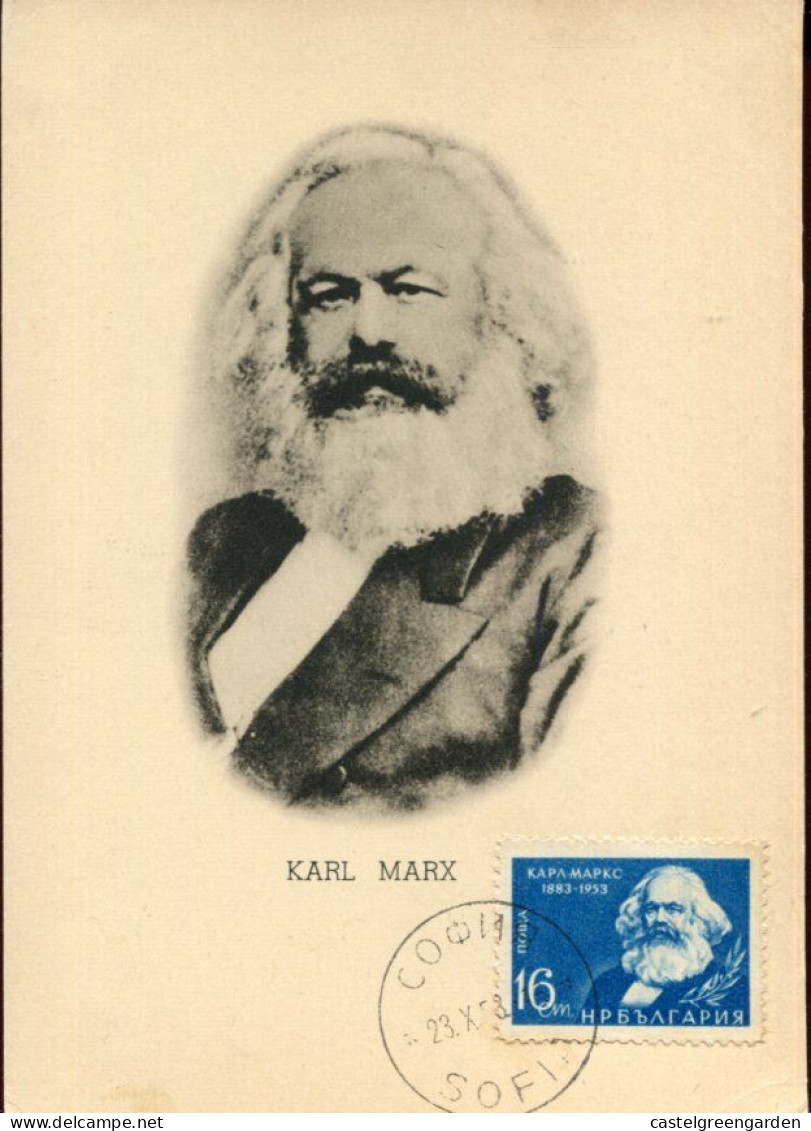 X0248 Bulgaria, Maximum 1953,  Karl Marx - Karl Marx