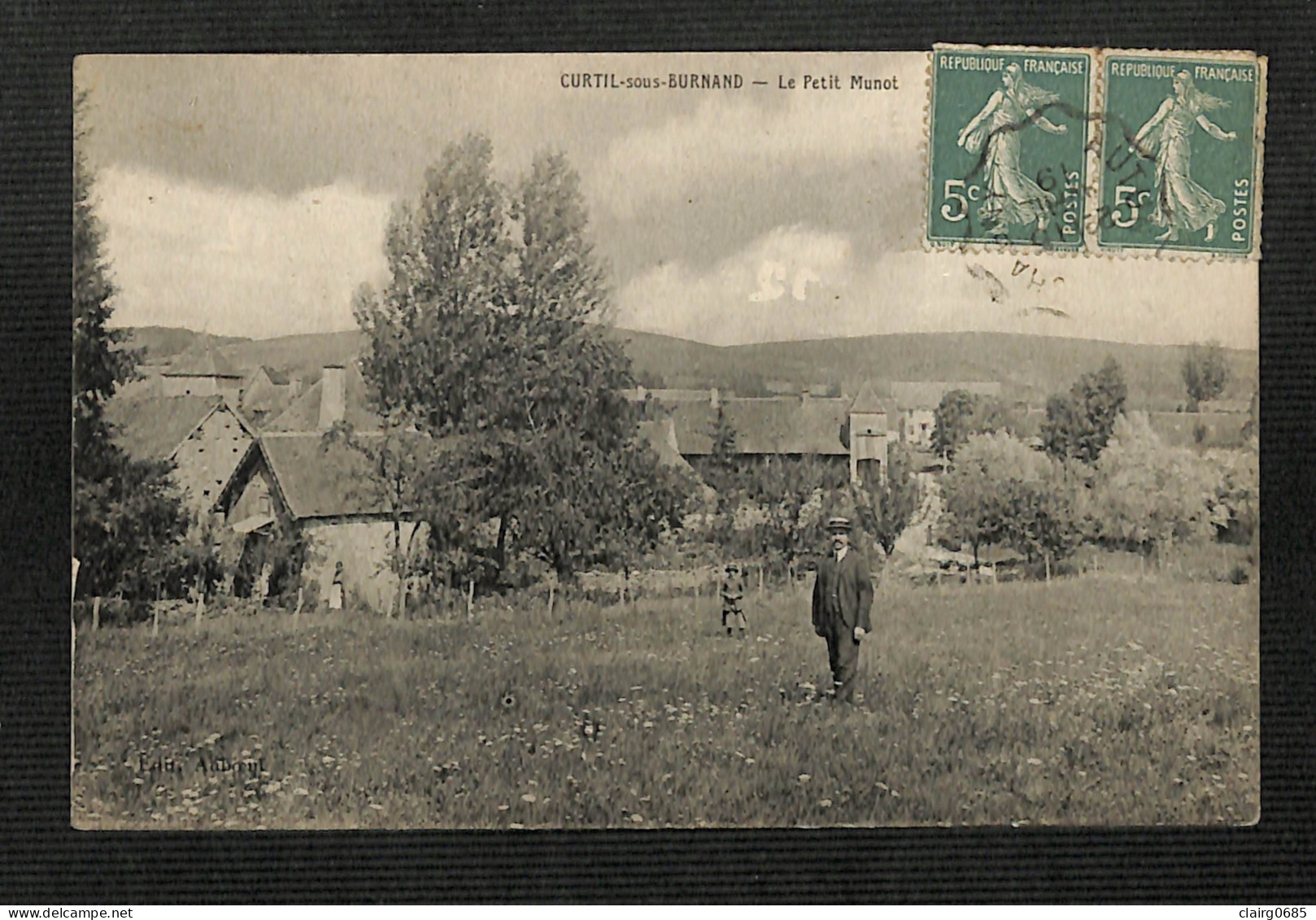 71 - CURTIL Sous BURNAND - Le Petit  Munot - 1919 (peu Courante) - Other & Unclassified