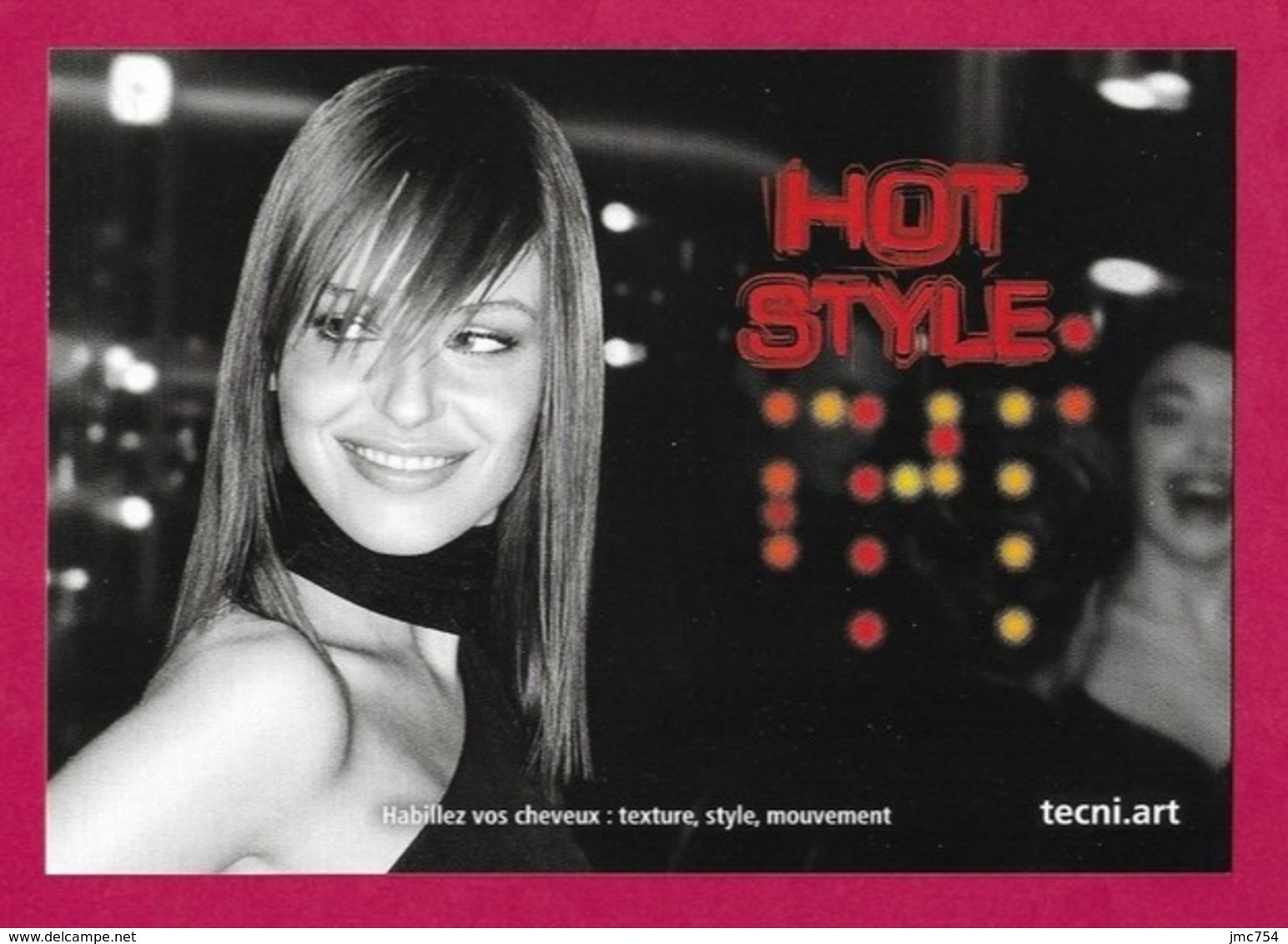 CPM.  Carte à Pub.   Coiffure Hot Style.   L'Oréal Professionnel.    Postcard. - Pubblicitari