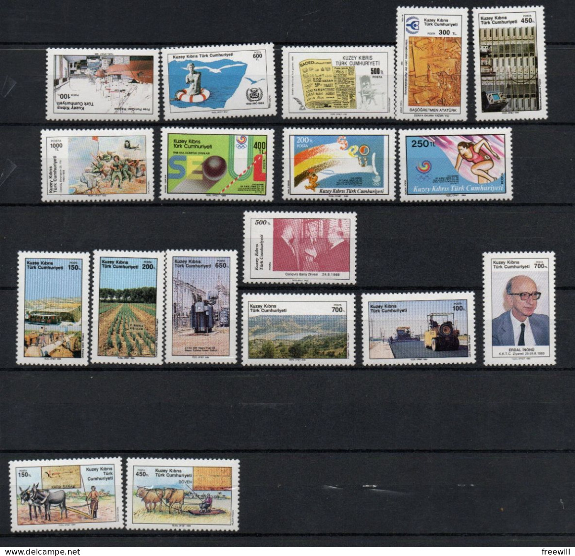 Chypre Turque -Turkish Cyprus  Timbres Divers - Various Stamps -Verschillende Postzegels XXX - Ongebruikt