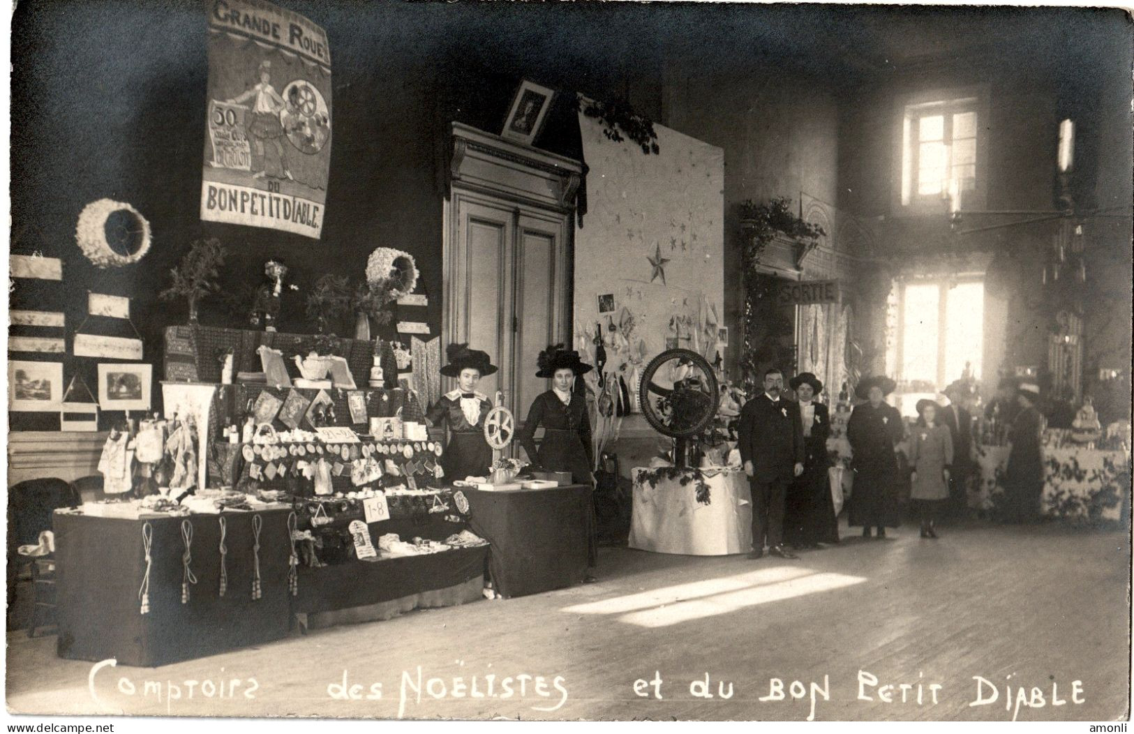 87. HAUTE-VIENNE - LIMOGES. Fête De Charité. Comptoir Des Noëlistes Et Du Bon Petit Diable. Rare. - Limoges