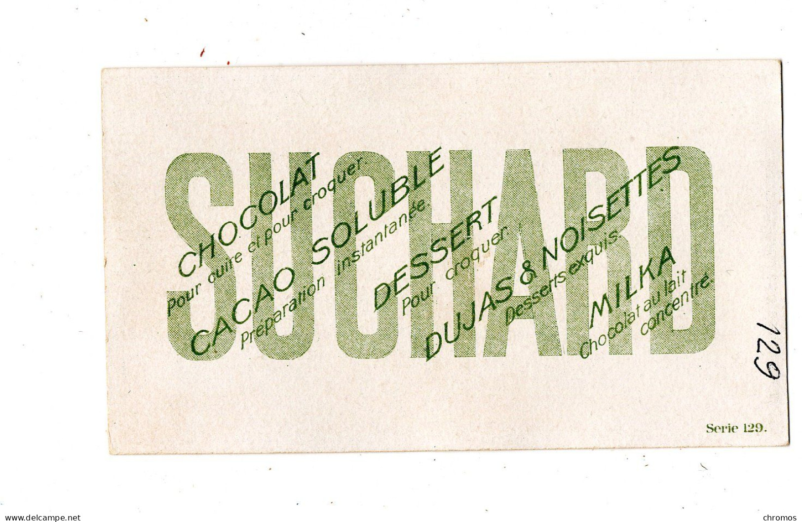 Chromo Chocolat Suchard, S 129 / 6, Serie D' Images De Sport - Suchard