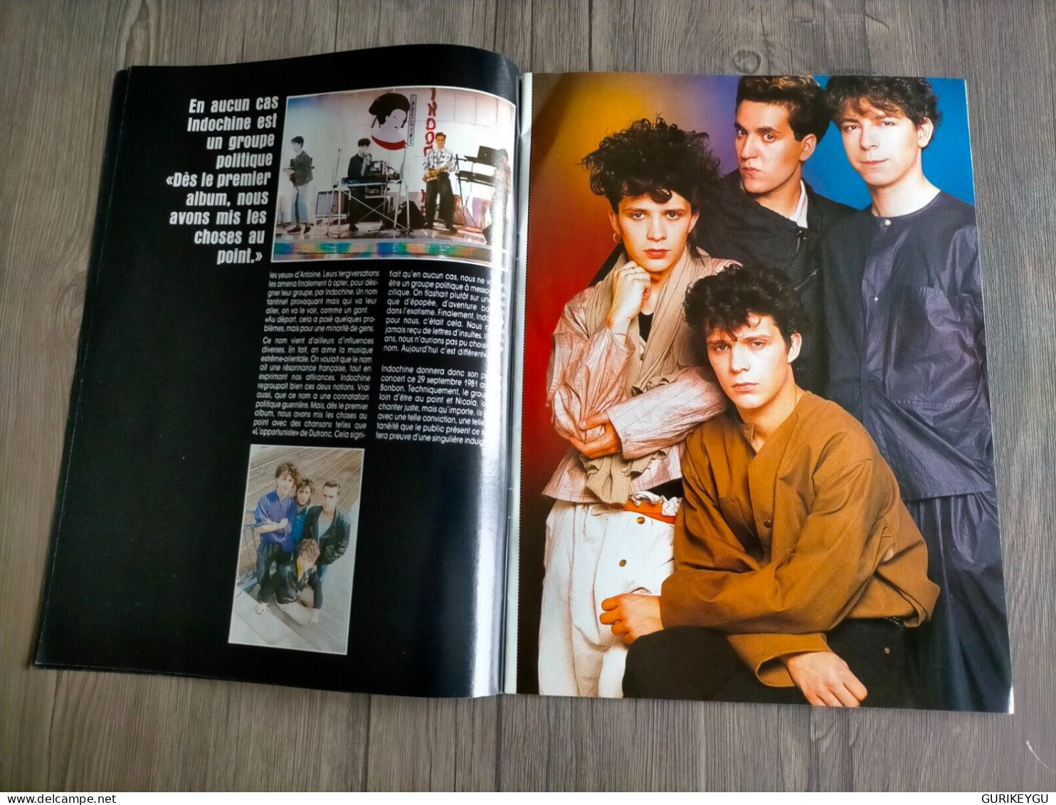 Magazine Rock Music N° 14 INDOCHINE 1981-1988 Toute Leur Histoire Avec Le Poster - Musica