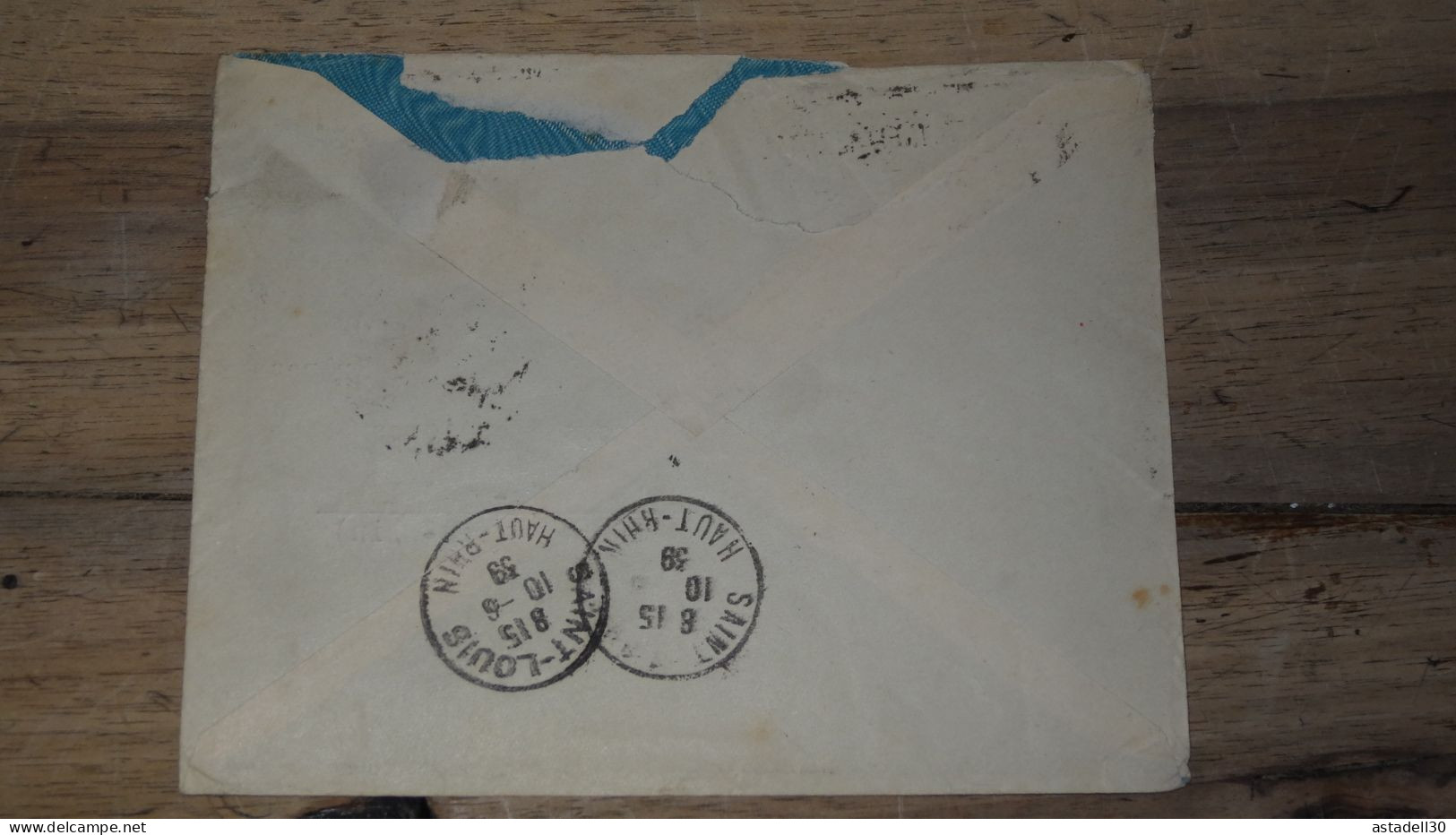 Enveloppe ALGERIE,  Avion, Alger , Taxe - 1939 ............ Boite1.......... 240424-6 - Briefe U. Dokumente