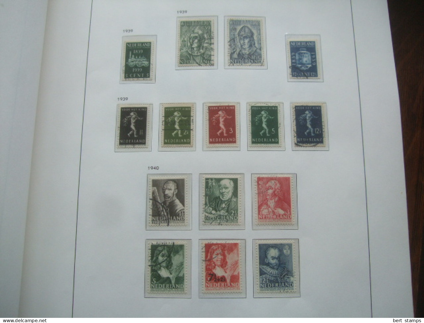 Nederland, Netherlands Collection in DAVO album. (opbrengst gaat naar KIKA)