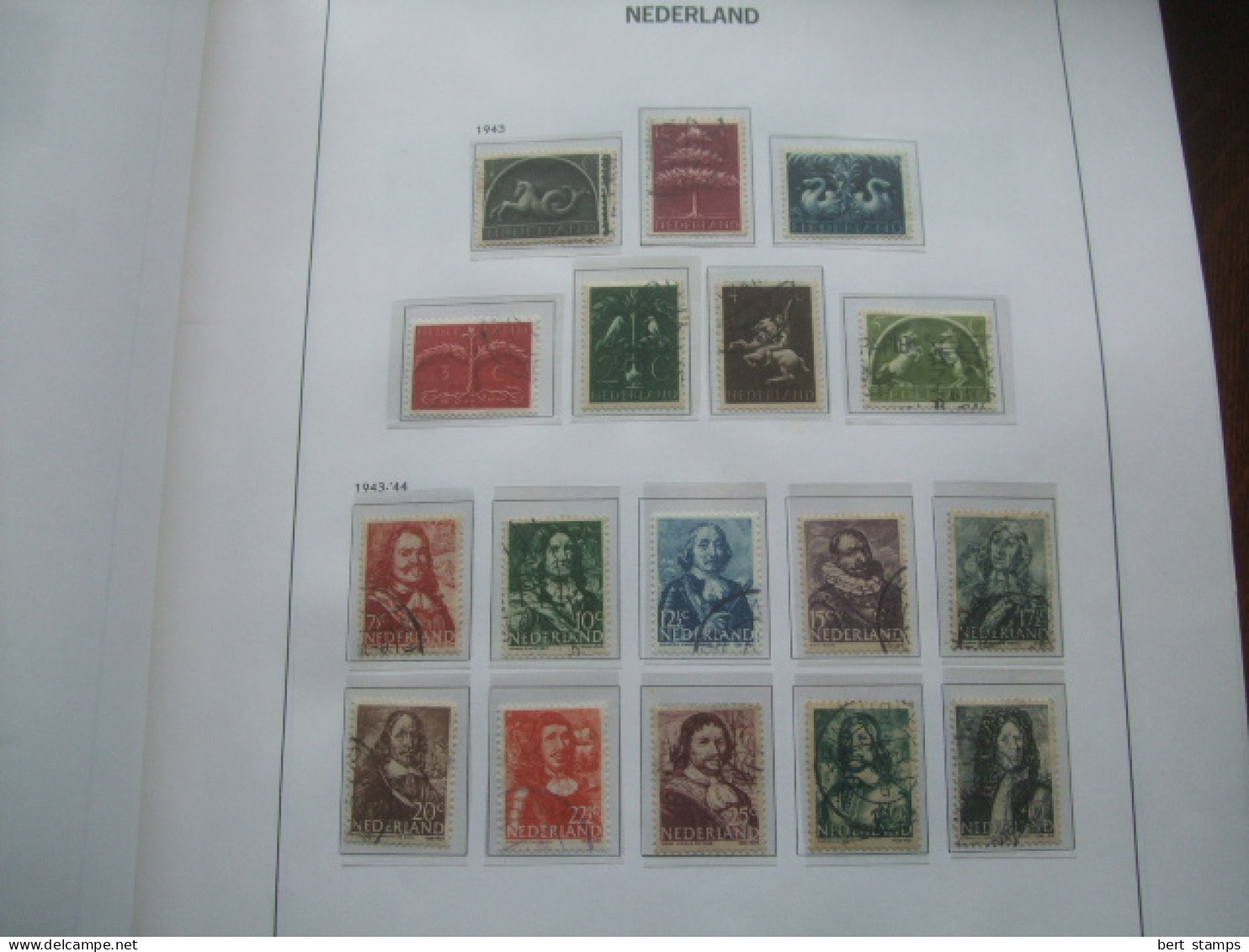 Nederland, Netherlands Collection in DAVO album. (opbrengst gaat naar KIKA)