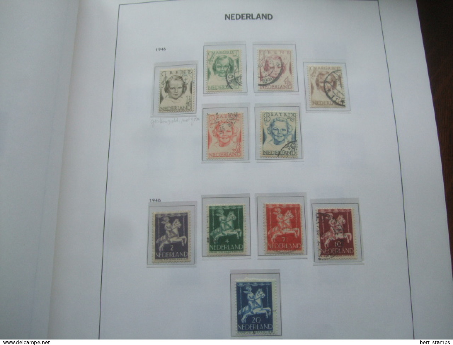 Nederland, Netherlands Collection in DAVO album. (opbrengst gaat naar KIKA)