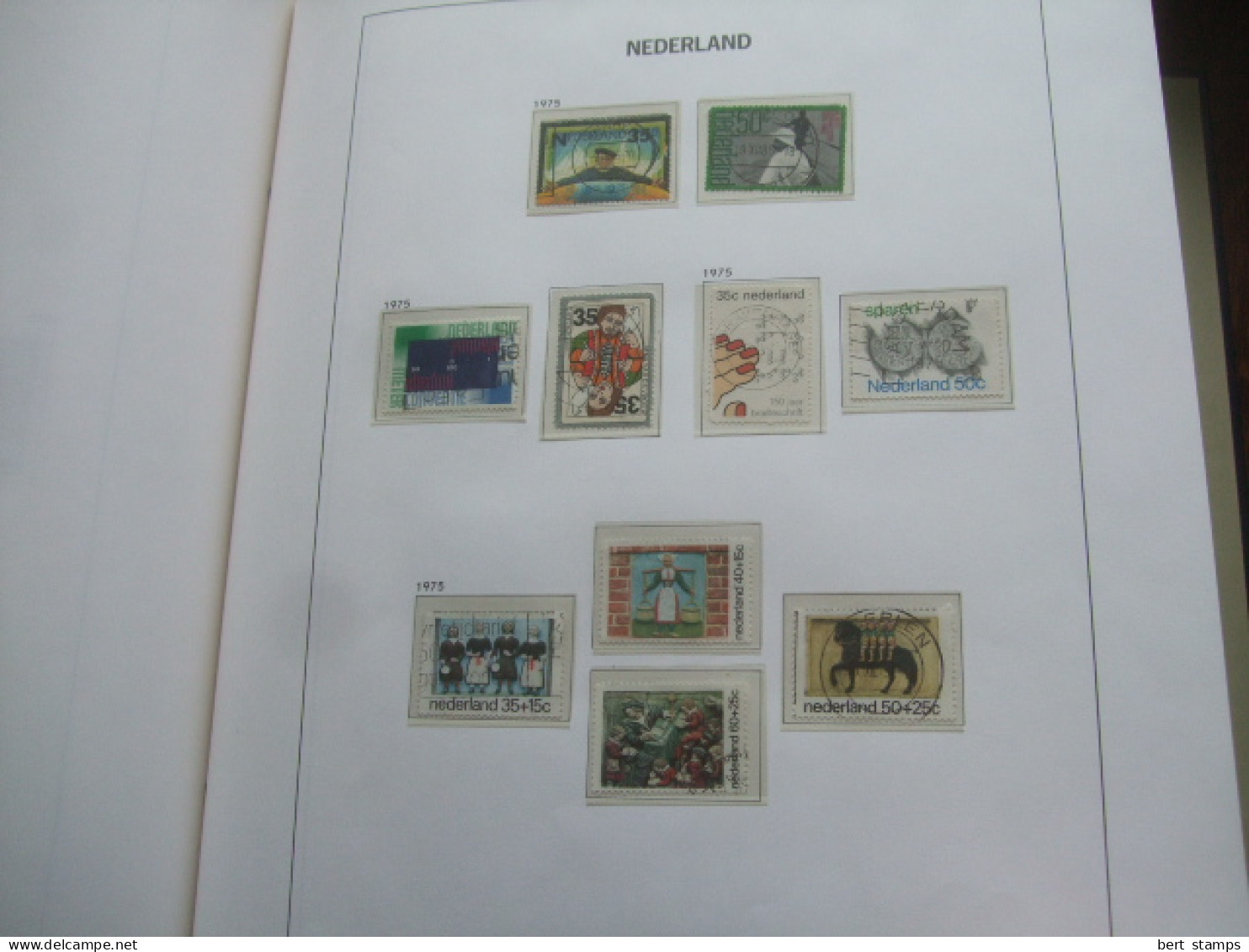 Nederland, Netherlands Collection in DAVO album. (opbrengst gaat naar KIKA)