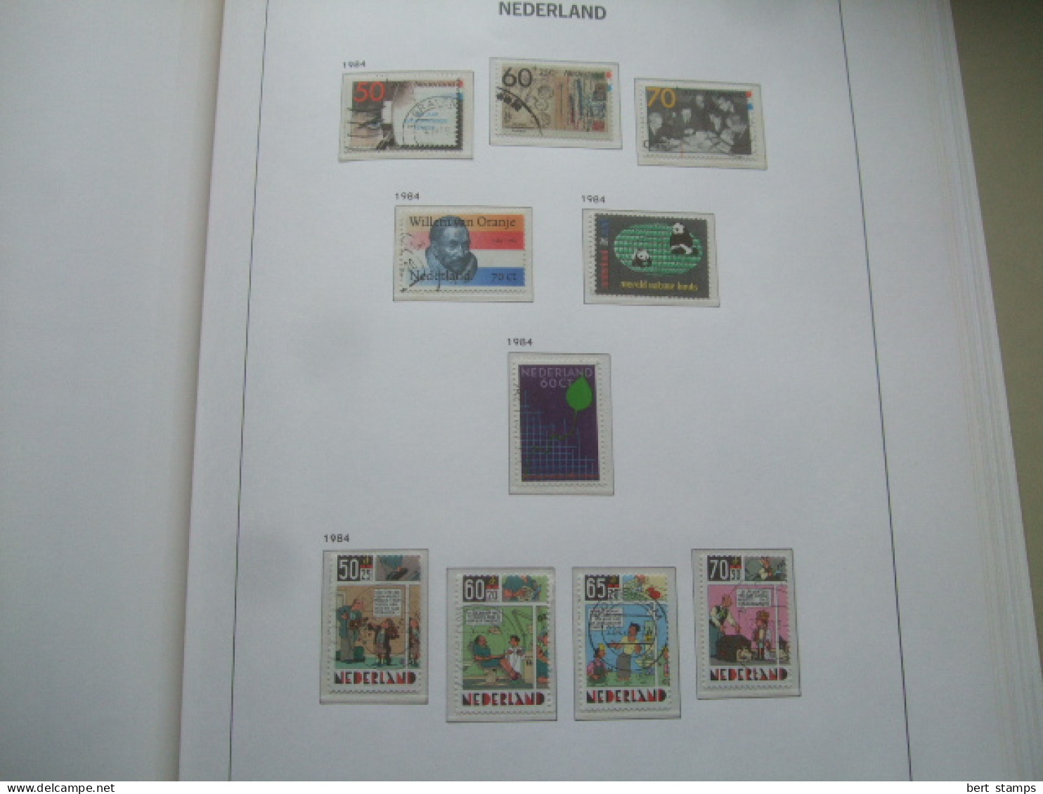 Nederland, Netherlands Collection in DAVO album. (opbrengst gaat naar KIKA)