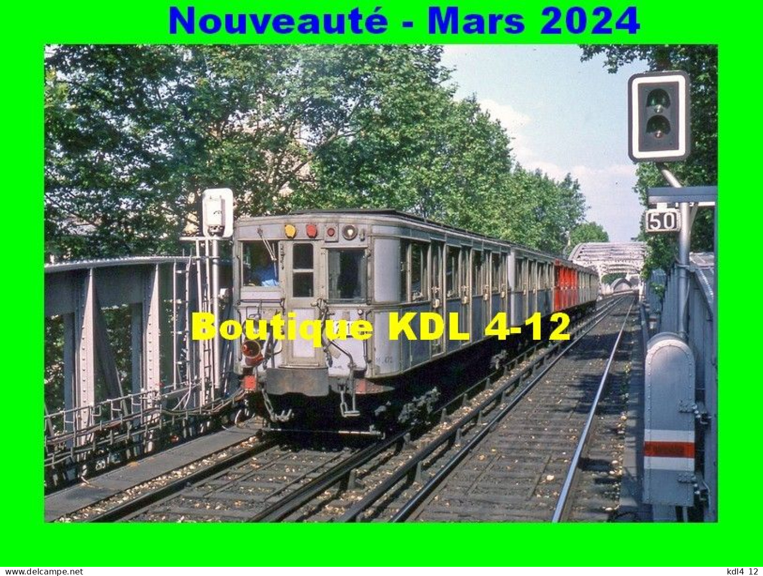 ACACF 855 - Métro Spague Thomson Entre Stalingrad Et La Chapelle - PARIS - RATP - Metro