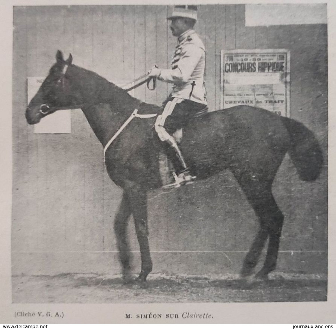 1899 AU CONCOURS HIPPIQUE DE PARIS - COMTE DE BÉTHUNE SULLY - VICOMTE LOUIS D'AVRINCOURT - LA VIE AU GRAND AIR - Magazines - Before 1900