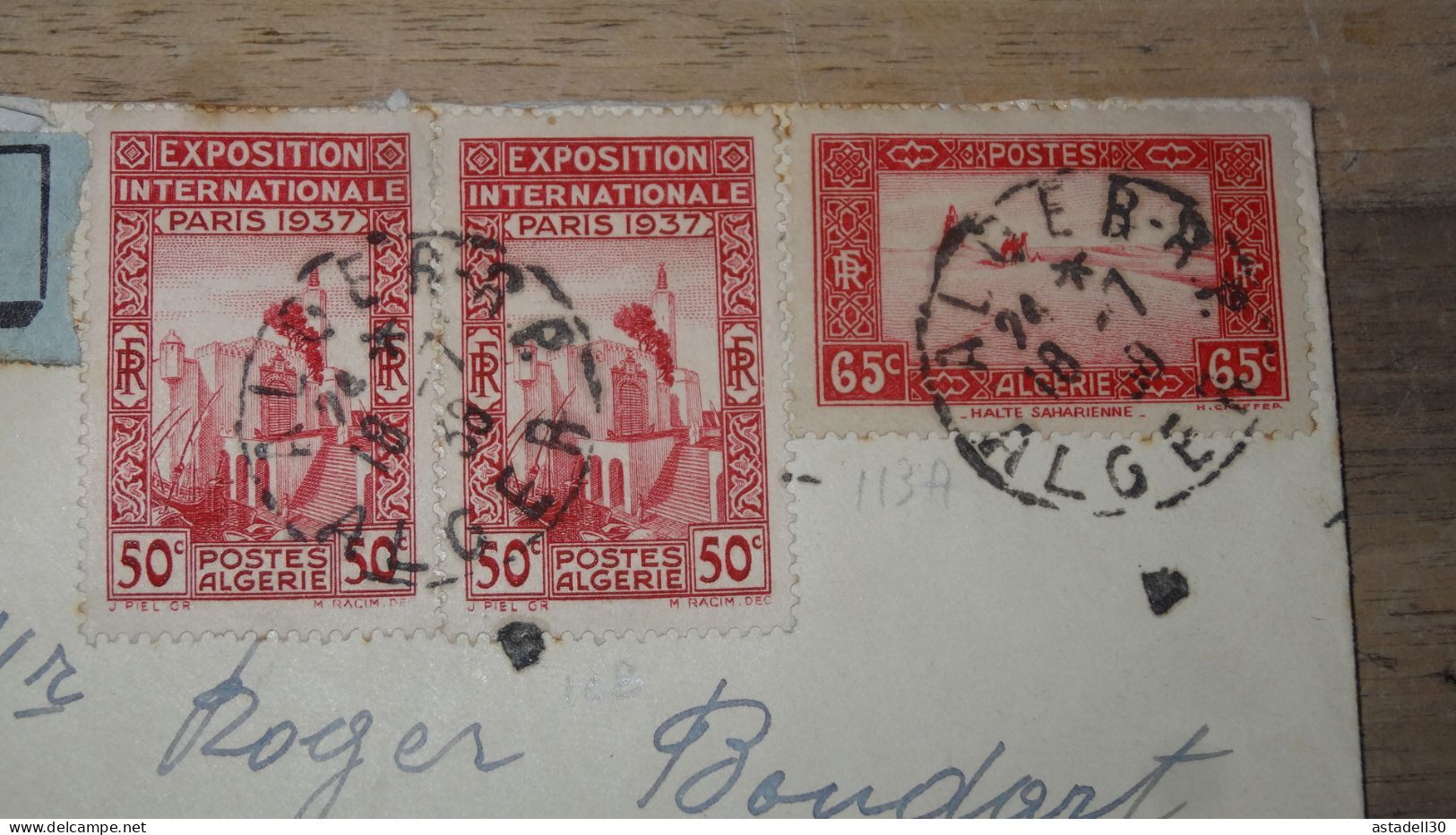 Enveloppe ALGERIE,  Avion, Constantine - 1939 ............ Boite1.......... 240424-8 - Cartas & Documentos