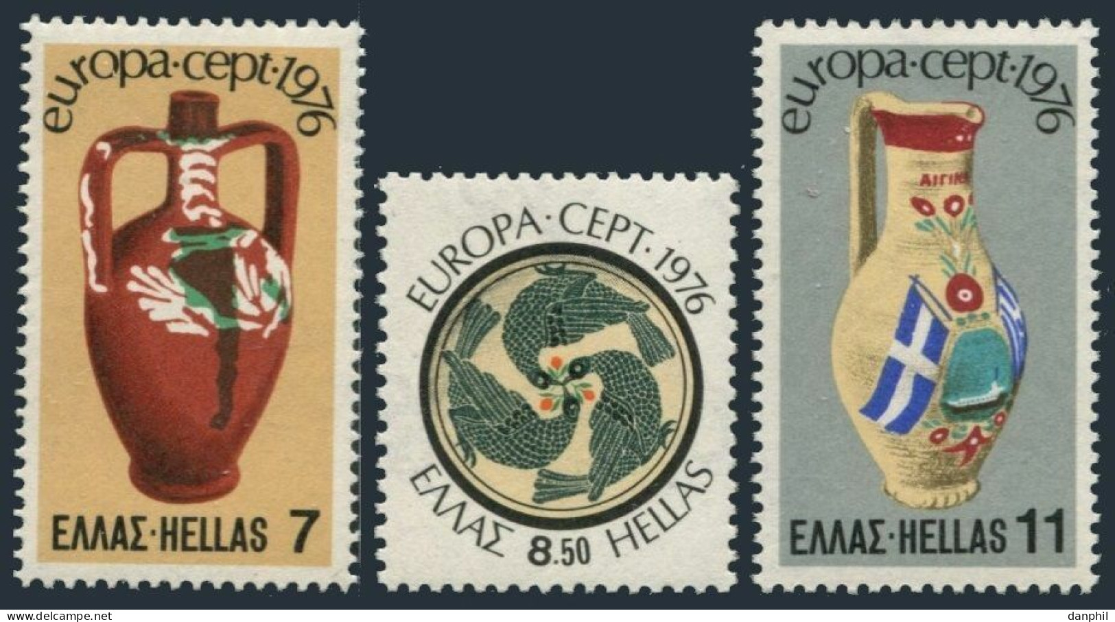 Greece 1976 Europa CEPT (**) Mi 1232-34-49; Y&T 1210-13 - Ungebraucht