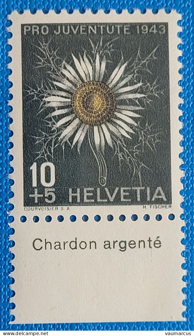 1943 Zu J 106 PRO JUVENTUTE Avec TABS En Français ** / MNH - Unused Stamps