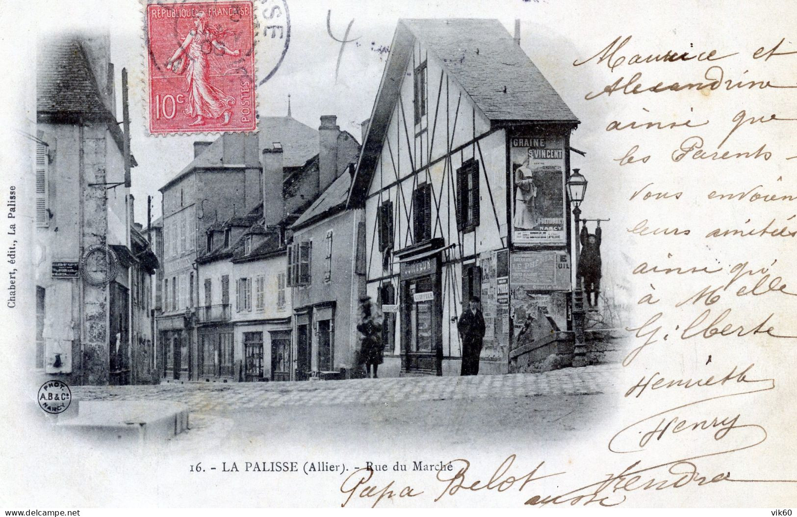 03  LAPALISSE  RUE DU MARCHE - Lapalisse