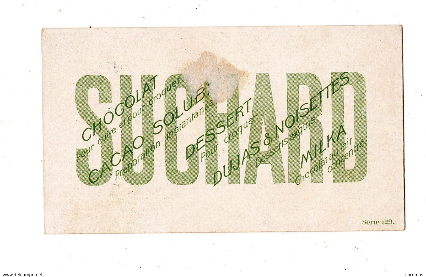 Chromo Chocolat Suchard, S 129 / 1, Serie D' Images De Sport, Le Tir - Suchard