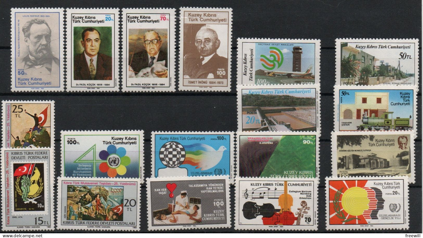 Chypre Turque -Turkish Cyprus  Timbres Divers - Various Stamps -Verschillende Postzegels XXX - Neufs